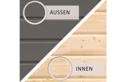 KARIBU Gartenhaus Theres 3, Terragrau, Fichtenholz 28mm, 528 X 240 X 242 Cm, Satteldach, Inkl. Dachausbauelement 14 KARIBU Gartenhaus Theres 3, Terragrau, Fichtenholz 28mm, 528 X 240 X 242 Cm, Satteldach, Inkl. Dachausbauelement -Dopple Geschaft 30471 2 04.jpg