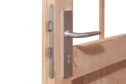 KARIBU Gartenhaus Theres 7, Naturbelassen, Fichtenholz 28mm, 648 X 304 X 250 Cm, Satteldach, Inkl. Dachausbauelement -Dopple Geschaft 30471 3 03.jpg