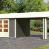 KARIBU Gartenhaus Theres 7, Terragrau, Fichtenholz 28mm, 648 X 304 X 250 Cm, Satteldach, Inkl. Dachausbauelement 2 KARIBU Gartenhaus Theres 7, Terragrau, Fichtenholz 28mm, 648 X 304 X 250 Cm, Satteldach, Inkl. Dachausbauelement -Dopple Geschaft 30471 4 01.jpg