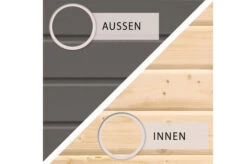 KARIBU Gartenhaus Radeburg 1, Terragrau, Fichtenholz 40mm, 346 X 309 X 229,5 Cm, Pultdach, Massivholzdach -Dopple Geschaft 30473 2 06.jpg