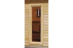 KARIBU Gartenhaus Radeburg 4, Naturbelassen, Fichtenholz 40mm, 528 X 368 X 231 Cm, Flachdach, Inkl. 2 Drehkippfenster -Dopple Geschaft 30476 5 06.jpg