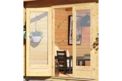 KARIBU Gartenhaus Radeburg 2, Naturbelassen, Fichtenholz 40mm, 724 X 309 X 229,5 Cm, Pultdach, Anbau 3,3m Mit Rückwand 16 KARIBU Gartenhaus Radeburg 2, Naturbelassen, Fichtenholz 40mm, 724 X 309 X 229,5 Cm, Pultdach, Anbau 3,3m Mit Rückwand -Dopple Geschaft 30478 1 03.jpg