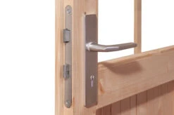 KARIBU Gartenhaus Radeburg 2, Naturbelassen, Fichtenholz 40mm, 724 X 309 X 229,5 Cm, Pultdach, Anbau 3,3m Mit Rückwand 17 KARIBU Gartenhaus Radeburg 2, Naturbelassen, Fichtenholz 40mm, 724 X 309 X 229,5 Cm, Pultdach, Anbau 3,3m Mit Rückwand -Dopple Geschaft 30478 1 04.jpg