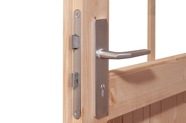 KARIBU Gartenhaus Radeburg 3, Terragrau, Fichtenholz 40mm, 724 X 369 X 229,5 Cm, Pultdach, Anbau 3,3m 6 KARIBU Gartenhaus Radeburg 3, Terragrau, Fichtenholz 40mm, 724 X 369 X 229,5 Cm, Pultdach, Anbau 3,3m – Bild 4