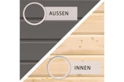 KARIBU Gartenhaus Radeburg 3, Terragrau, Fichtenholz 40mm, 724 X 369 X 229,5 Cm, Pultdach, Anbau 3,3m 18 KARIBU Gartenhaus Radeburg 3, Terragrau, Fichtenholz 40mm, 724 X 369 X 229,5 Cm, Pultdach, Anbau 3,3m -Dopple Geschaft 30479 2 06.jpg