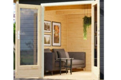 KARIBU Terrassenhaus Radeburg 5, Terragrau, Fichtenholz 38mm, 560 X 368 X 254 Cm, Flachdach 15 KARIBU Terrassenhaus Radeburg 5, Terragrau, Fichtenholz 38mm, 560 X 368 X 254 Cm, Flachdach -Dopple Geschaft 30482 2 03.jpg