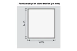 KARIBU Gartenhaus Askola , Terragrau, Fichtenholz 19mm, 266 X 246 X 211 Cm, Flachdach, Doppelflügeltür -Dopple Geschaft 30535 1 06.jpg