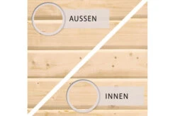 KARIBU Gartenhaus Askola 2, Naturbelassen, Fichtenholz 19mm, 467 X 217 X 211 Cm, Flachdach, Anbau 2,4m Mit Rückwand -Dopple Geschaft 30537 1 04.jpg