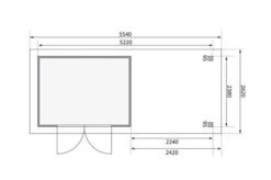 KARIBU Gartenhaus Askola5 , Terragrau, Fichtenholz 19mm, 554 X 246 X 211 Cm, Flachdach, Anbau 2,4m Mit Rück- Und Seitenwand 17 KARIBU Gartenhaus Askola5 , Terragrau, Fichtenholz 19mm, 554 X 246 X 211 Cm, Flachdach, Anbau 2,4m Mit Rück- Und Seitenwand -Dopple Geschaft 30538 2 06.jpg