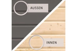 KARIBU Gartenhaus Askola 5, Terragrau, Fichtenholz 19mm, 591,5 X 246 X 211 Cm, Flachdach, Seitlicher Anbau 2,8m -Dopple Geschaft 30539 2 04.jpg