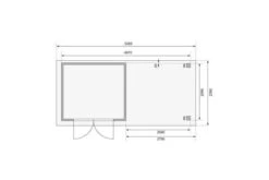 KARIBU Gartenhaus Kerko 3, Naturbelassen, Fichtenholz 19mm, 528,5 X 217 X 211 Cm, Flachdach, Anbau 2,8m Mit Rückwand 17 KARIBU Gartenhaus Kerko 3, Naturbelassen, Fichtenholz 19mm, 528,5 X 217 X 211 Cm, Flachdach, Anbau 2,8m Mit Rückwand -Dopple Geschaft 30547 1 06.jpg