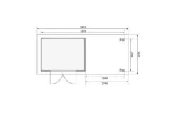 KARIBU Gartenhaus Kerko 5, Terragrau, Fichtenholz 19mm, 591,5 X 246 X 210 Cm, Flachdach, Anbau 2,8m Mit Rück- Und Seitenwand 17 KARIBU Gartenhaus Kerko 5, Terragrau, Fichtenholz 19mm, 591,5 X 246 X 210 Cm, Flachdach, Anbau 2,8m Mit Rück- Und Seitenwand -Dopple Geschaft 30548 2 06.jpg