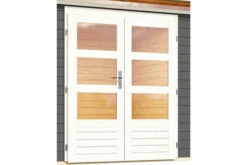 KARIBU Gartenhaus Kandern6 , Terragrau, Fichtenholz 28mm, 612 X 274 X 222 Cm, Pultdach, Anbau 3,2m Mit Rückwand 13 KARIBU Gartenhaus Kandern6 , Terragrau, Fichtenholz 28mm, 612 X 274 X 222 Cm, Pultdach, Anbau 3,2m Mit Rückwand -Dopple Geschaft 30559 2 02.jpg