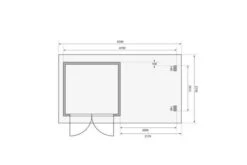 KARIBU Gartenhaus Bastrup2 , Naturbelassen, Fichtenholz 28mm, 454,5 X 237 X 220 Cm, Pultdach, Anbau 2m Mit Rückwand 17 KARIBU Gartenhaus Bastrup2 , Naturbelassen, Fichtenholz 28mm, 454,5 X 237 X 220 Cm, Pultdach, Anbau 2m Mit Rückwand -Dopple Geschaft 30563 1 06.jpg