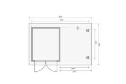 KARIBU Gartenhaus Bastrup4 , Naturbelassen, Fichtenholz 28mm, 454,5 X 297 X 222 Cm, Pultdach, Anbau 2m Mit Rückwand -Dopple Geschaft 30563 3 06.jpg