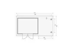 KARIBU Gartenhaus Bastrup7 , Naturbelassen, Fichtenholz 28mm, 574,5 X 297 X 222 Cm, Pultdach, Anbau 2m Mit Rückwand 17 KARIBU Gartenhaus Bastrup7 , Naturbelassen, Fichtenholz 28mm, 574,5 X 297 X 222 Cm, Pultdach, Anbau 2m Mit Rückwand -Dopple Geschaft 30563 5 06.jpg