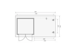KARIBU Gartenhaus Bastrup2 , Anthrazit, Fichtenholz 28mm, 554 X 237 X 220 Cm, Pultdach, Anbau 3m Mit Rückwand 17 KARIBU Gartenhaus Bastrup2 , Anthrazit, Fichtenholz 28mm, 554 X 237 X 220 Cm, Pultdach, Anbau 3m Mit Rückwand -Dopple Geschaft 30566 2 06.jpg
