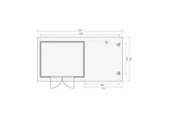 KARIBU Gartenhaus Bastrup 7, Naturbelassen, Fichtenholz 28mm, 674,5 X 297 X 222 Cm, Pultdach, Anbau 3m Mit Rückwand 17 KARIBU Gartenhaus Bastrup 7, Naturbelassen, Fichtenholz 28mm, 674,5 X 297 X 222 Cm, Pultdach, Anbau 3m Mit Rückwand -Dopple Geschaft 30566 9 06.jpg