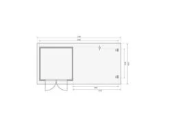KARIBU Gartenhaus Bastrup 5, Naturbelassen, Fichtenholz 28mm, 714,5 X 297 X 222 Cm, Pultdach, Anbau 4m Mit Rückwand 17 KARIBU Gartenhaus Bastrup 5, Naturbelassen, Fichtenholz 28mm, 714,5 X 297 X 222 Cm, Pultdach, Anbau 4m Mit Rückwand -Dopple Geschaft 30568 2 06.jpg