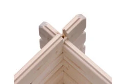 KARIBU Gartenhaus Bastrup 7, Naturbelassen, Fichtenholz 28mm, 774,5 X 297 X 222 Cm, Pultdach, Anbau 4m Mit Rück- Und Seitenwand -Dopple Geschaft 30570 3 10.jpg