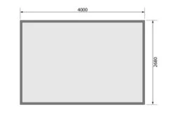 KARIBU Mittelwandhaus Mühlentrup 2, Naturbelassen, Fichtenholz 19mm, 428 X 272 X 212 Cm, Flachdach 18 KARIBU Mittelwandhaus Mühlentrup 2, Naturbelassen, Fichtenholz 19mm, 428 X 272 X 212 Cm, Flachdach -Dopple Geschaft 30572 1 07.jpg