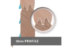 KARIBU Mittelwandhaus Schönbuch 2, Terragrau, Fichtenholz 38mm, 458 X 276 X 228 Cm, Flachdach -Dopple Geschaft 30573 07.jpg