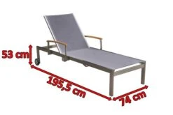 OUTFLEXX Rollliege, Taupe, Edelstahl/Textilene, Mit Gasfeder, 195,5x74x35cm 11 OUTFLEXX Rollliege, Taupe, Edelstahl/Textilene, Mit Gasfeder, 195,5x74x35cm -Dopple Geschaft 3 13505.jpg