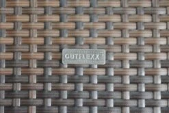 OUTFLEXX Beistelltisch, Braun Marmoriert, Polyrattan, 95 X 65 X 30 Cm, Inkl. Glasplatte -Dopple Geschaft 3 15734 9.jpg