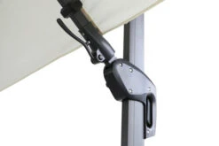 OUTFLEXX Ampelschirm, Creme, Pulverbesch. Aluminium, 300x300 Cm, Inkl. Plattenständer, Twist-Funktion -Dopple Geschaft 3 16108.jpg