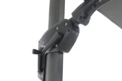 OUTFLEXX Ampelschirm, Anthrazit, Pulverbesch. Aluminium, 300x300 Cm, Inkl. Plattenständer, Twist-Funktion -Dopple Geschaft 3 16109.jpg