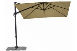 Schneider® SCHNEIDER Rhodos Eco Twist Ampelschirm, Taupe, Quadratisch, 270 X 270 Cm -Dopple Geschaft 3 16618.jpg