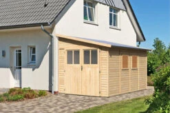 KARIBU Gartenhaus Bomlitz, Fichtenholz 19 Mm, Naturbelassen -Dopple Geschaft 3 17864 3.jpg