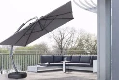OUTFLEXX Luxus Ampelschirm, Anthrazit, Edelstahl/Aluminium, 350x350cm, Inkl. Schirmständer Und Schutzhülle 18 OUTFLEXX Luxus Ampelschirm, Anthrazit, Edelstahl/Aluminium, 350x350cm, Inkl. Schirmständer Und Schutzhülle -Dopple Geschaft 3 18352.jpg