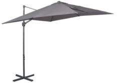 OUTFLEXX Ampelschirm, Anthrazit, Pulverbesch. Aluminium, 250x250cm, Inkl. Plattenständer 14 OUTFLEXX Ampelschirm, Anthrazit, Pulverbesch. Aluminium, 250x250cm, Inkl. Plattenständer -Dopple Geschaft 3 18354.jpg