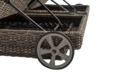 OUTFLEXX Rollliege, Grau, Polyrattan, 200x70x27,5cm, Rückenlehne 5-fach Verstellbar -Dopple Geschaft 3 18367.jpg