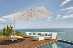 OUTFLEXX Ampelschirm, Creme, Aluminium In Holzoptik, 400x300cm, Inkl. Plattenständer -Dopple Geschaft 3 18511.jpg