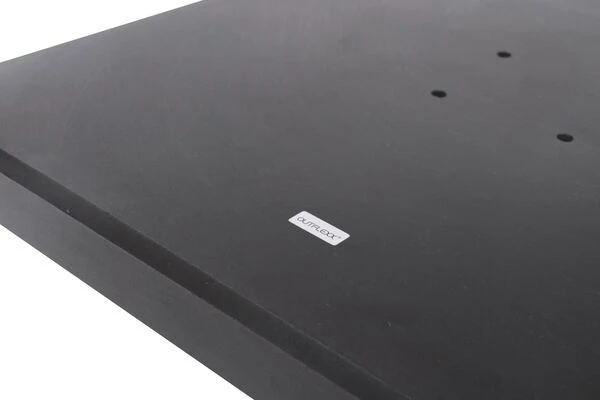 OUTFLEXX Schirmständer, Granit, 75x75x12,5cm, 90kg, Mit Lenkrollen 5 OUTFLEXX Schirmständer, Granit, 75x75x12,5cm, 90kg, Mit Lenkrollen – Bild 3