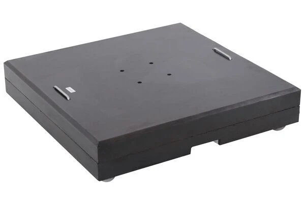 OUTFLEXX Schirmständer, Granit, 70x70x22cm, 150kg, Mit Lenkrollen Und Standfüßen 7 OUTFLEXX Schirmständer, Granit, 70x70x22cm, 150kg, Mit Lenkrollen Und Standfüßen – Bild 6