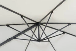 OUTFLEXX Ultimate L Ampelschirm, Anthrazit/creme, Alu/Spuncrylic®, 400x400cm, Inkl. Befüllbarem Schirmständer -Dopple Geschaft 3 20364.jpg