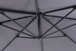 OUTFLEXX Ultimate L Ampelschirm, Anthrazit/grau, Alu/Spuncrylic®, 400x400cm, Inkl. Befüllbarem Schirmständer 10 OUTFLEXX Ultimate L Ampelschirm, Anthrazit/grau, Alu/Spuncrylic®, 400x400cm, Inkl. Befüllbarem Schirmständer -Dopple Geschaft 3 20365.jpg
