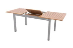 DOPPLER Expert Esstisch, Silber/Holzoptik, Aluminium, 150-210x90 Cm, Ausziehbar -Dopple Geschaft 3 20899.jpg