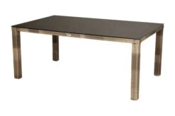 Ploß Rabida Dining Set, Champagner-meliert, Polyrattan, Tisch 180 X 110 Cm, 4 Sessel -Dopple Geschaft 3 21059.jpg