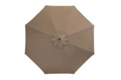 DOPPLER Alu Wood Mittelstockschirm, Greige, Alu/Polyester, 350cm, Mit Kurbel, Holzoptik -Dopple Geschaft 3 22340.jpg