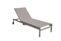 OUTFLEXX 2er-Set Rollliege, Taupe, Edelstahl/Teak, 212x71x36cm, Mit Beistelltisch 45x45cm -Dopple Geschaft 4 14171.jpg