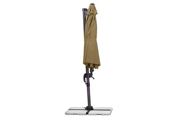 Schneider® SCHNEIDER Rhodos Eco Twist Ampelschirm, Taupe, Rund, Ø 300 Cm 6 Schneider® SCHNEIDER Rhodos Eco Twist Ampelschirm, Taupe, Rund, Ø 300 Cm – Bild 4