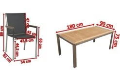 STERN Polaris Esstischgarnitur, Silbergrau, Edelstahl/FSC-Teak, Tisch 180 X 90 Cm, 4 Stapelsessel -Dopple Geschaft 4 18089.jpg