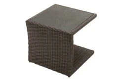 Ploß Rocking Beistelltisch, Grau/braun-meliert, Polyrattan, 50x45x50 Cm, Glasplatte In Steinoptik -Dopple Geschaft 4 18217.jpg
