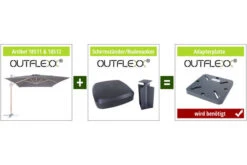 OUTFLEXX Ampelschirm, Creme, Aluminium In Holzoptik, 400x300cm, Inkl. Plattenständer -Dopple Geschaft 4 18511.jpg