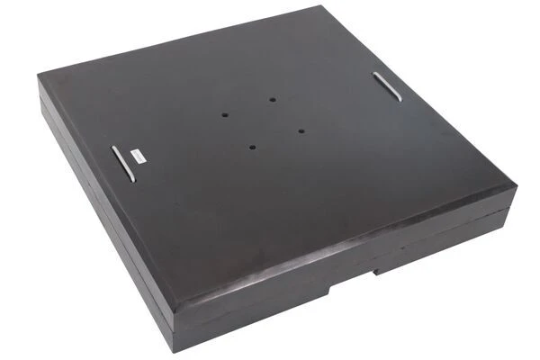 OUTFLEXX Schirmständer, Granit, 70x70x22cm, 150kg, Mit Lenkrollen Und Standfüßen 8 OUTFLEXX Schirmständer, Granit, 70x70x22cm, 150kg, Mit Lenkrollen Und Standfüßen – Bild 7