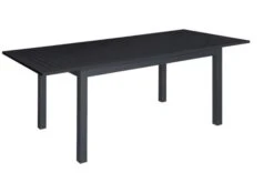 DOPPLER Expert Esstischgarnitur, Anthrazit/schwarz, Alu/Textilene, 4 Stapelsessel, 2 Hochlehner, 150-210x90cm -Dopple Geschaft 4 18962.jpg